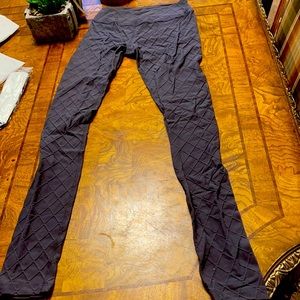 Beyond yoga patterned grey yoga pants.